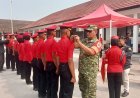 Danramil 0511/Pusakanagara Tekankan Disiplin dan Karakter pada Pelantikan Taruna SMKN 1 Compreng