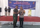 Danramil Pusakanagara Berikan Pesan dan Kesan, Kenang Sinergitas Bersama Kompol Jusdijachlan